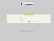 Tablet Screenshot of cotizaweb.unifin.com.mx